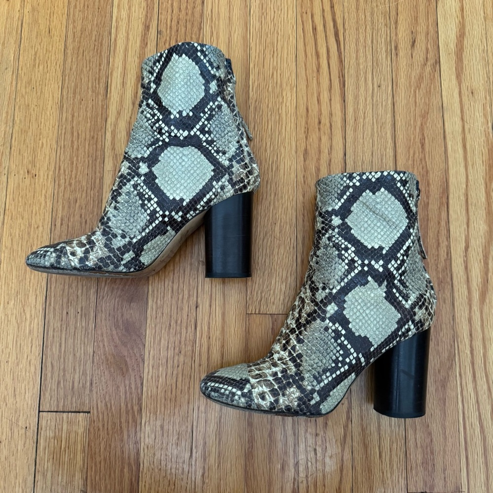 ISABEL MARANT Snake Embossed Bootie